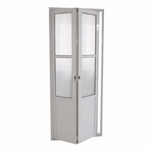 Porta Camarão de Alumínio Branco Com Vidro Branco