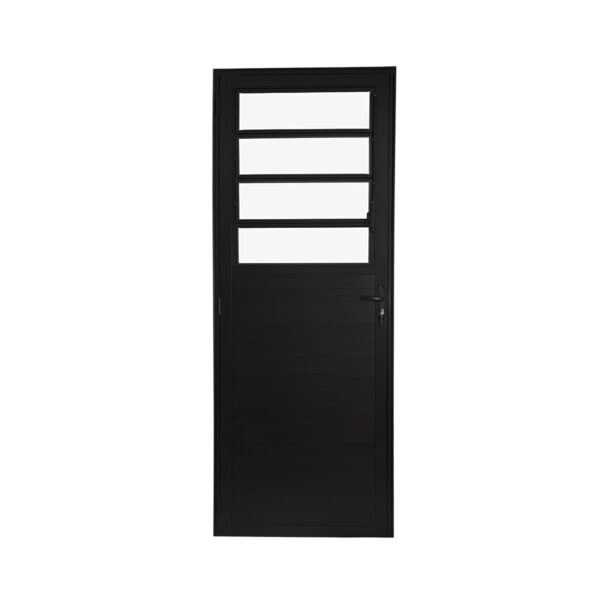 Porta Basculante de Alumínio Preta